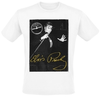 Presley,  Elvis - Live Portrait - T-Shirt Manches courtes - Homme - blanc