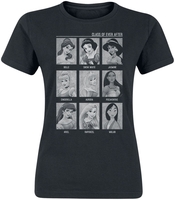 Princesses Disney - Class of Ever After - T-Shirt Manches courtes - Femme - noir