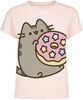 Pusheen - Donut - T-Shirt Manches courtes - Femme - rose