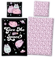 Pusheen - Give Me Space - Parure de lit - Unisexe - multicolore