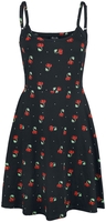 Pussy Deluxe - Robe Sweet Cherry - Robe mi-longue - Femme - noir