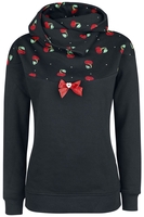 Pussy Deluxe - Sweat À Col Châle Cherry Bomb - Sweat-shirt à capuche - Femme - noir