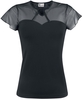 Pussy Deluxe - T-Shirt Lovely Chic - T-Shirt Manches courtes - Femme - noir