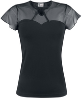 Pussy Deluxe - T-Shirt Lovely Chic - T-Shirt Manches courtes - Femme - noir