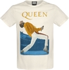 Queen - Amplified Collection - Freddie Mercury Triangle - T-Shirt Manches courtes - Homme - blanc cassé