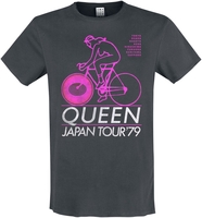 Queen - Amplified Collection - Japan Tour 79 - T-Shirt Manches courtes - Homme - anthracite