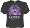 Queen - Amplified Collection - Neon Sign - T-Shirt Manches courtes - Femme - anthracite