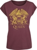 Queen - Blason Classique - T-Shirt Manches courtes - Femme - bordeaux