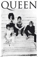Queen - Brazil 81 - Poster - Unisexe - noir blanc