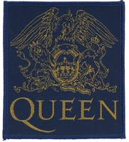 Queen - Crest - Patch - Unisexe - noir jaune