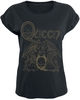 Queen - Crest - T-Shirt Manches courtes - Femme - marine