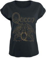 Queen - Crest - T-Shirt Manches courtes - Femme - marine