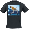 Queen - Freddie Mercury - Stadium Photo - T-Shirt Manches courtes - Homme - noir