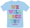 Queen - Kids - We Will Rock You - T-shirt - Unisexe - bleu clair