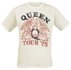 Queen - Tour 75 Crest - T-Shirt Manches courtes - Homme - naturel