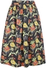 Queen Kerosin - Hibiscus - Jupe mi-longue - Femme - multicolore