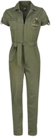 Queen Kerosin - Speedway - Salopette - Femme - olive