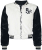 Queen Kerosin - Wild Cats - Veste Varsity - Femme - noir blanc