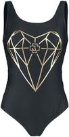 Rammstein - Diamant - Maillot de bain - Femme - noir