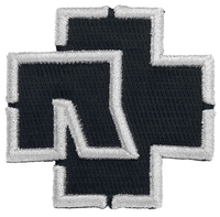 Rammstein - Logo Rammstein - Patch - Unisexe - noir