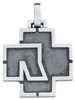 Rammstein - Logo Rammstein - Pendentif - Homme - couleur argent