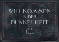 Rammstein - Willkommen In Der Dunkelheit - Paillasson - Unisexe - gris foncé rouge