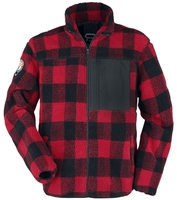 RED by EMP - Lumberjacket - Veste mi-saison - Homme - noir rouge