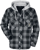 RED by EMP - Lumberjacket mit Kapuze - Veste mi-saison - Homme - noir gris