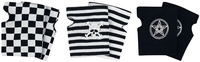 Rock Daddy - Mitaines - Lot De 3 Paires - Mitaines montantes - Unisexe - noir blanc