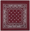 Rock Daddy - Paisley Bordeaux - Bandana - Unisexe - bordeaux