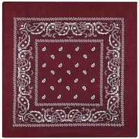 Rock Daddy - Paisley Bordeaux - Bandana - Unisexe - bordeaux