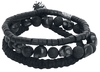 Rock Rebel by EMP - Bracelet Crâne - Set de bracelets - Unisexe - noir