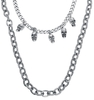Rock Rebel by EMP - Chaîne Crâne - Collier - Unisexe - couleur argent