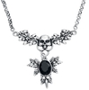 Rock Rebel by EMP - Evil Skull - Collier - Femme - couleur argent