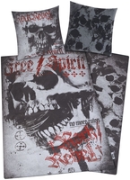 Rock Rebel by EMP - Free Spirit - Parure de lit - Unisexe - noir gris rouge