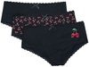 Rock Rebel by EMP - Lot De Culottes Avec Crânes Cerises - Lot de culottes - Femme - noir