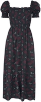 Rock Rebel by EMP - Maxikleid mit Alloverprint - Robe longue - Femme - noir