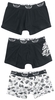 Rock Rebel by EMP - Rock Rebel x Route 66 - Lot De 3 Boxers - Boxer - Homme - noir