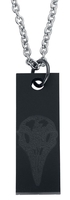 Rockers - Raven Skull - Collier - Unisexe - noir