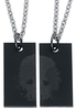 Rockers - Skull Couples - Collier - Unisexe - noir