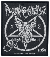 Rotting Christ - Black Metal - Patch - Unisexe - noir blanc