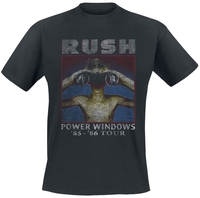 Rush - Rush Power Windows - T-Shirt Manches courtes - Homme - noir