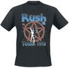 Rush - Rush Starman Tour 78 - T-Shirt Manches courtes - Homme - noir
