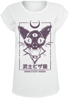 Samurai Pizza Cats - Freakshow - T-Shirt Manches courtes - Femme - blanc