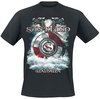 Santiano - Walhalla - T-Shirt Manches courtes - Homme - noir
