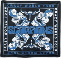 Scorpions - Crazy world tour - Bandana - Bandana - Unisexe - multicolore