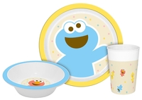 Sesame Street - Freunde - Kindergeschirr-Set - Ensemble petit déjeuner - Unisexe - multicolor
