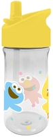 Sesame Street - Freunde - Trinkflasche mit Strohhalm - Gourde - Unisexe - multicolor