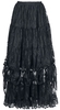 Sinister Gothic - Jupe Gothique - Jupe longue - Femme - noir
