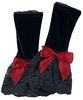Sinister Gothic - Manchons Gothic - Mitaines montantes - Femme - noir rouge